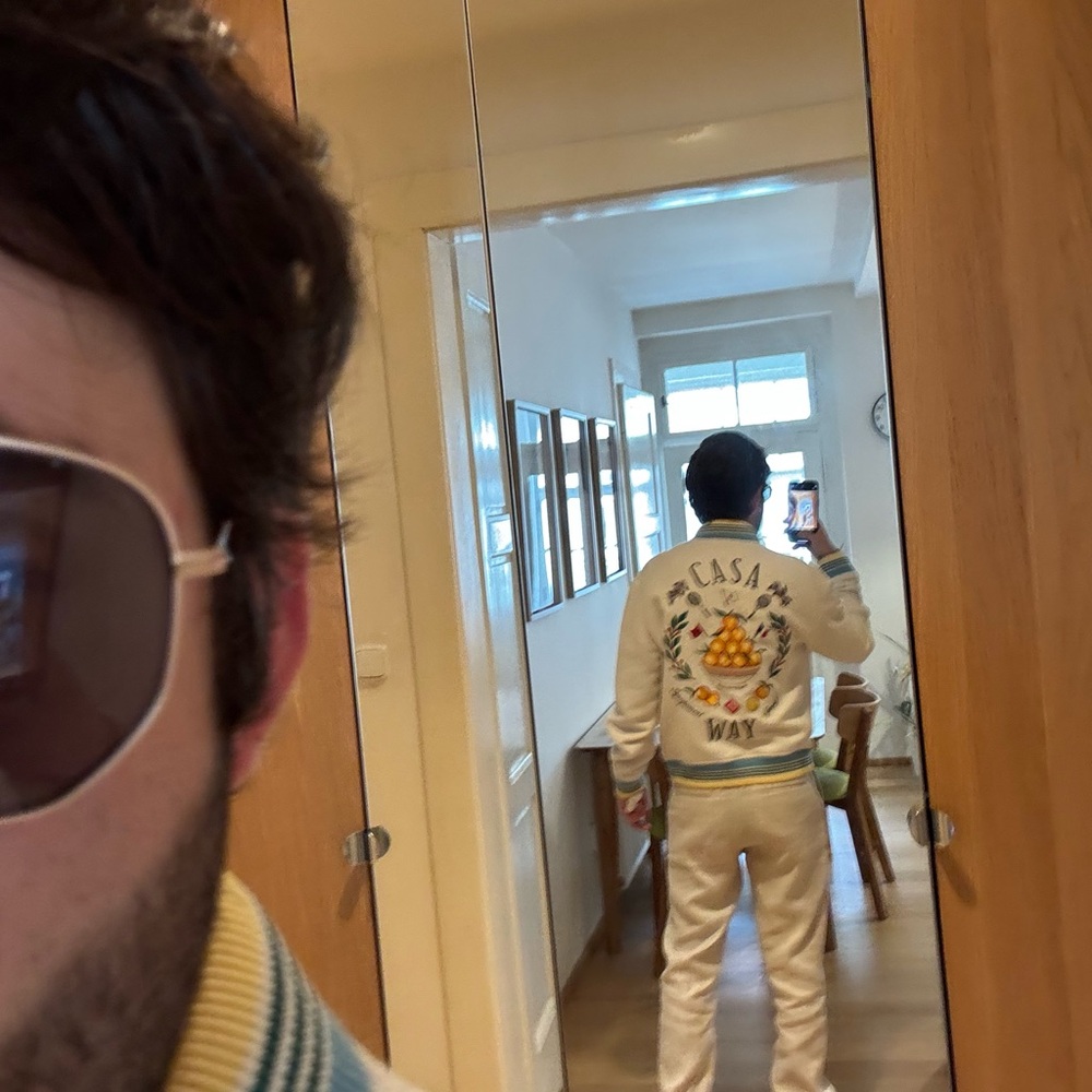 Casablanca White Jacket with Embroidered Details - Picture 4 of 4